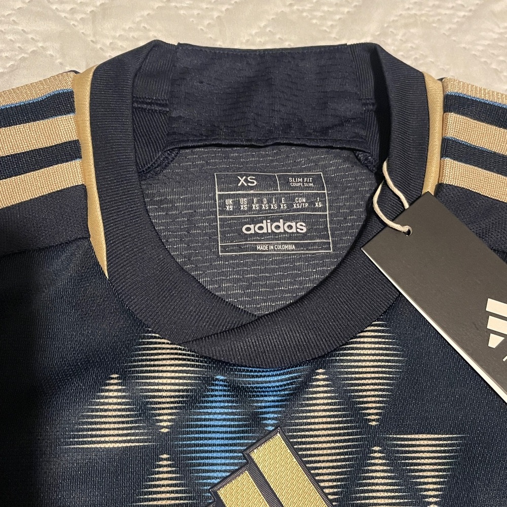 Adidas Philadelphia Union Navy and Light Blue bimbo Soccer Jersey - Picture 2 of 5